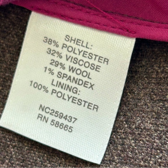 Nordstrom Collection Coat Open Long Sleeve Wool Blend Colorblock Size Small - Picture 5 of 5